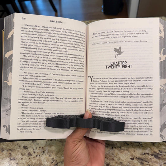 Dragon Wing Book Page Holder – Thumb Wing Holder Ring for Reading | Two Sizes | Fantasy Gift for Book Lovers & Dragon Lovers