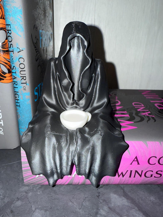 The Suriel with Teacup – 3D Printed ACOTAR Inspired Figurine | Sarah J. Maas Collectible | Fantasy Decor | Bookish Gift